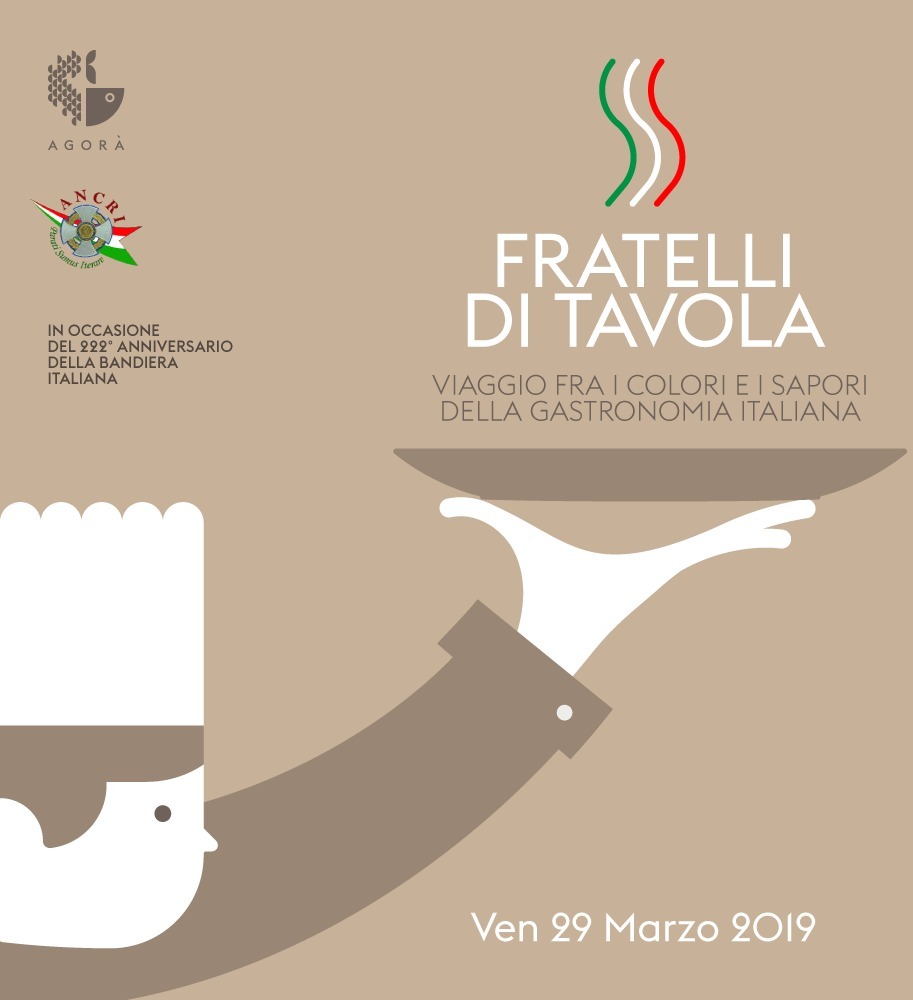 Lo chef Michele Rizzo promuove Fratelli di Tavola con un Menù Tricolore per onorare i 222 anni della Bandiera italiana