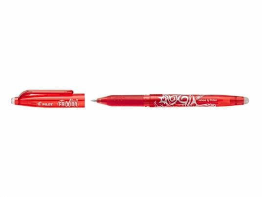 PILOT FRIXION BALL CLICKER PENNA CANCELLABILE RICARICABILE A SCATTO ROSSA