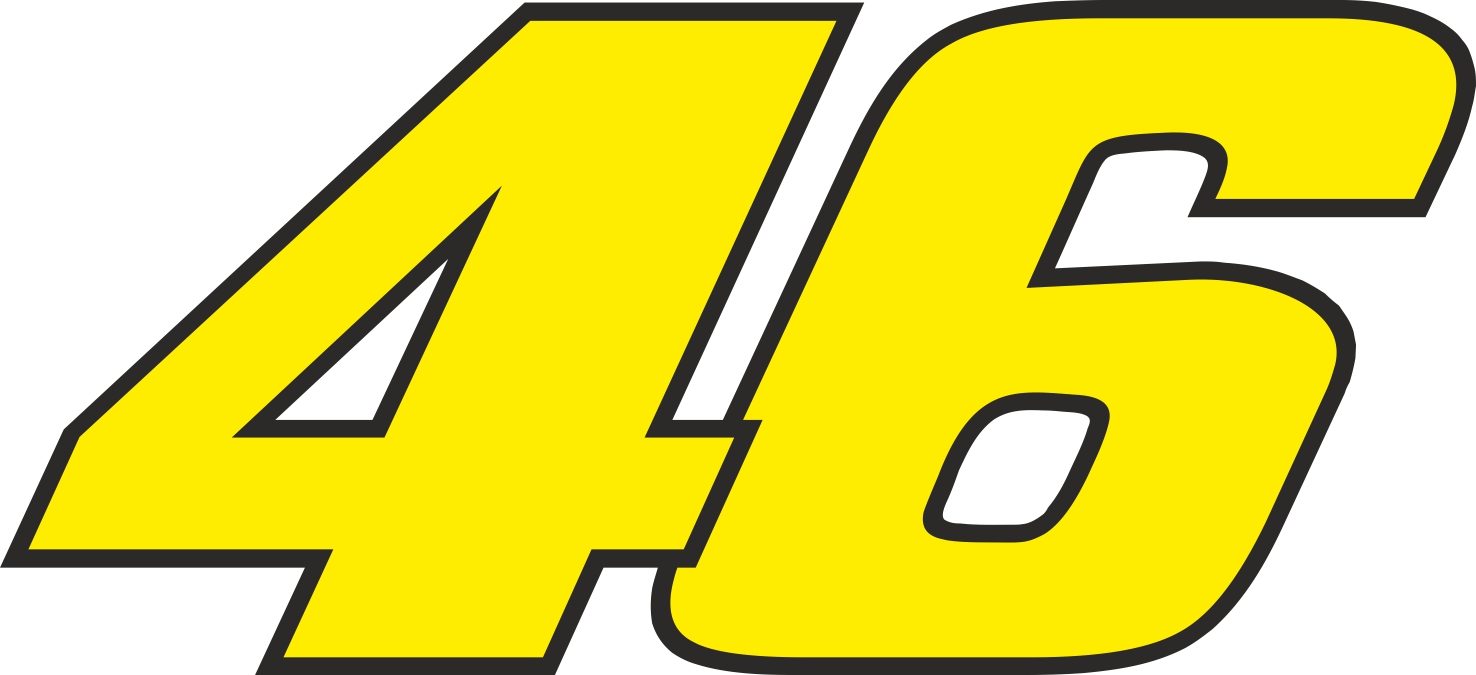 N° 46 Valentino Rossi 2pz