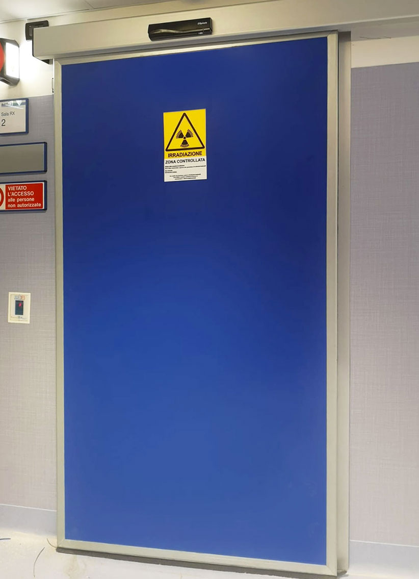 Porta anti x,  anti-radiation door