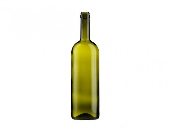 Bottiglia in vetro per vino tipo 'bordolese' lt 0,75