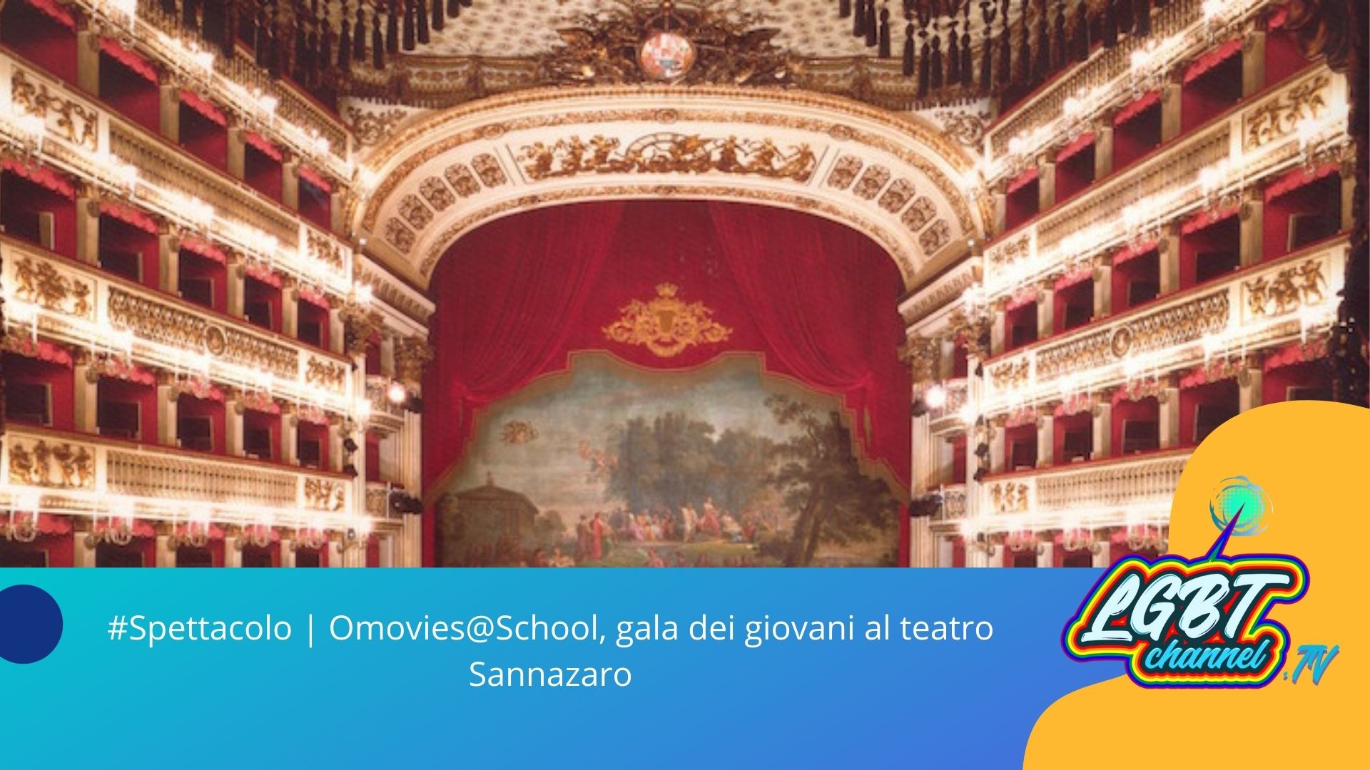 #Spettacolo | Omovies@School 2020, gala dei giovani al teatro Sannazaro