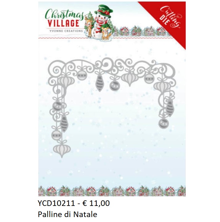 Fustelle Natale - YCD10211 Palline di Natale