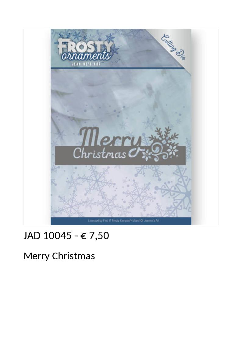Fustelle Natale - JAD10045 Merry Christmas