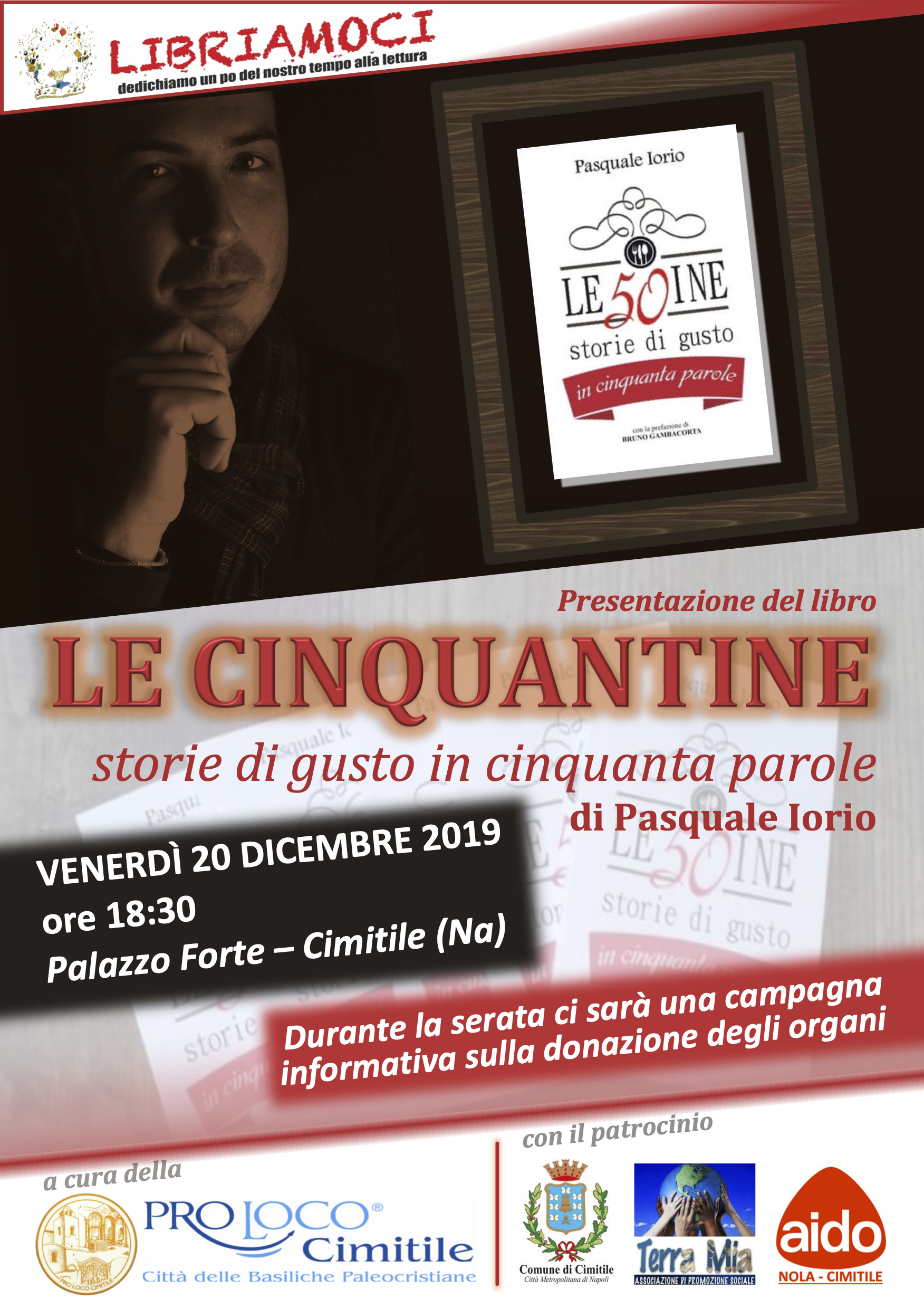 Le CINQUANTINE di Pasquale Iorio, food writer.