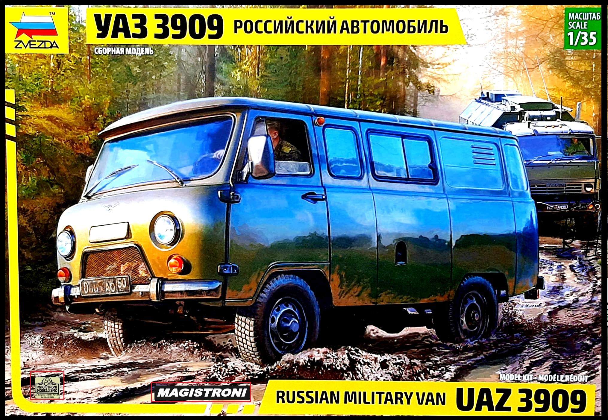 RUSSIAN MILITARY VAN UAZ 3909