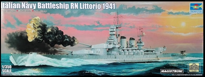Italian Navy battleship RN LITTORIO 1941
