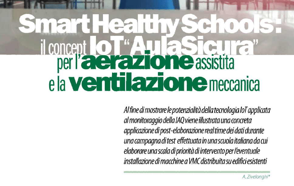 Lastest News - il sistema IoT Smart-Healthy-School "AulaSicura"