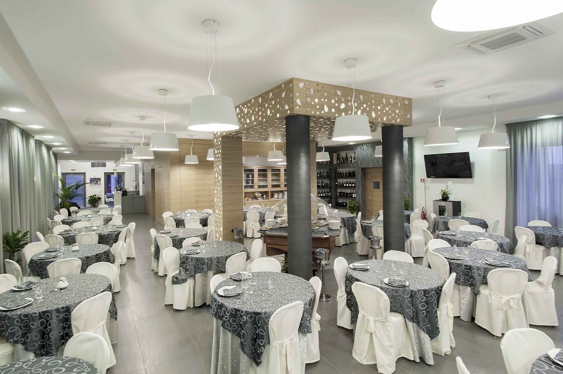 Sebastiano Fazzi Atelier di Architettura - ristorante ariston | sala ristorante dell'Hotel Sicilia
