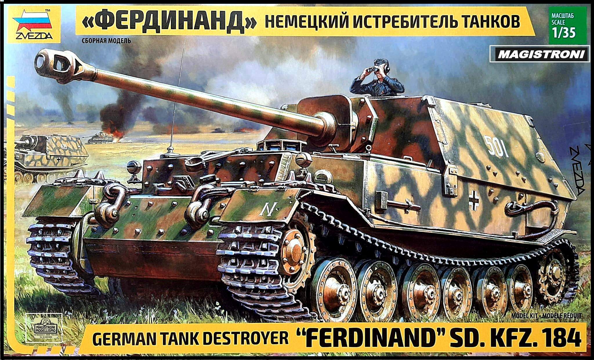GERMAN TANK DESTROYER "FERDINAND" S.d.Kfz.184
