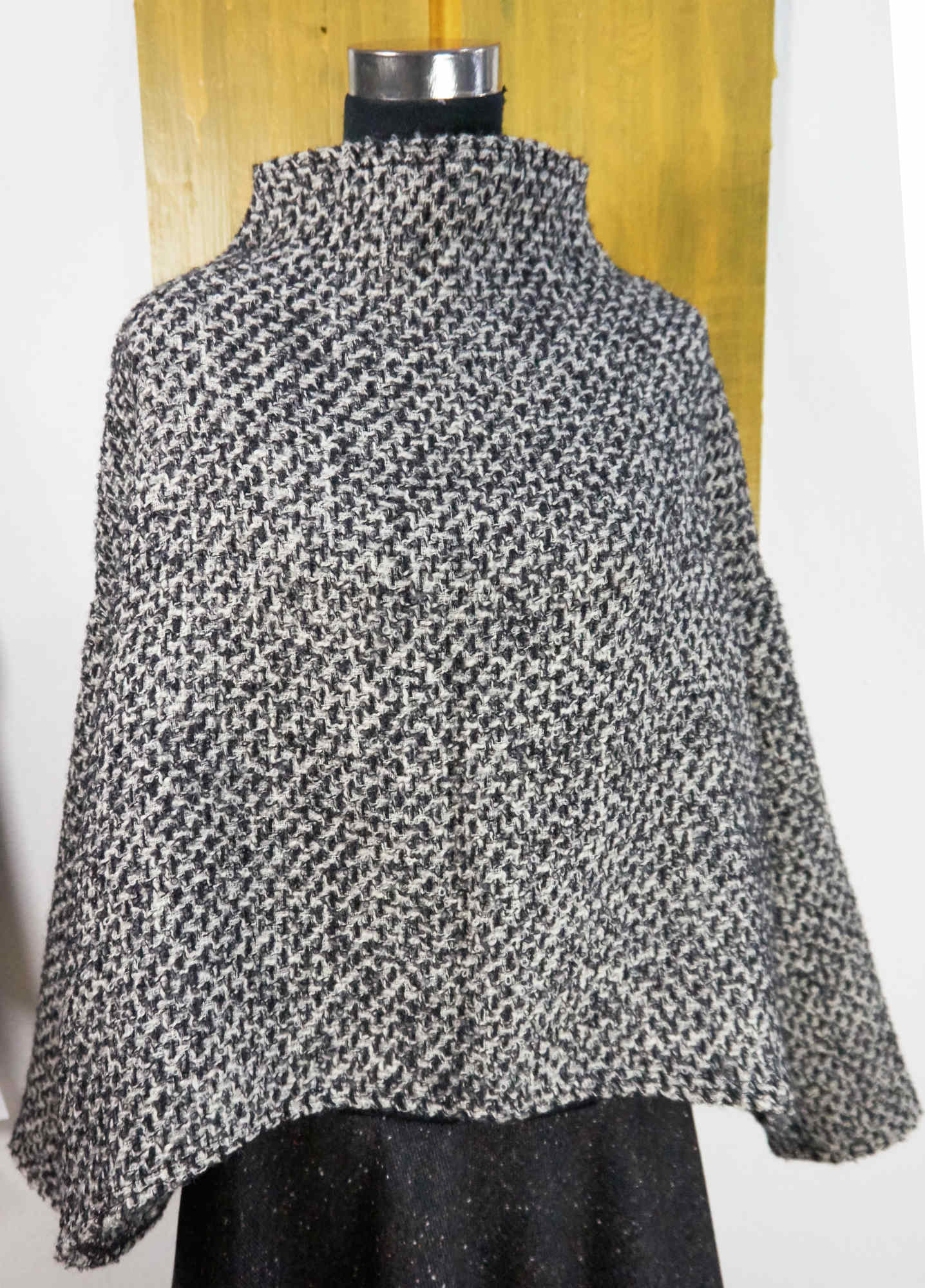 maglia in lana con collo alto