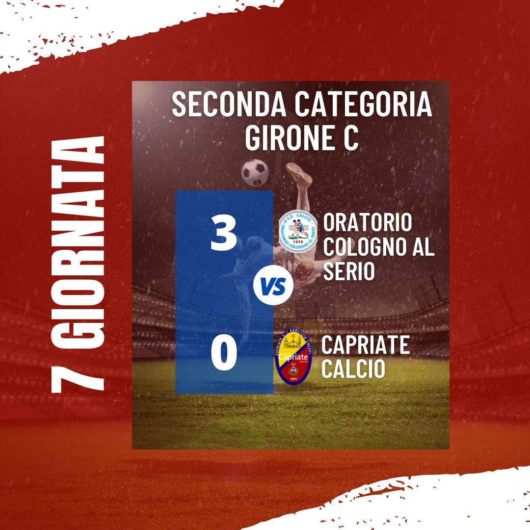 MATCH REVIEW: COLOGNO-CAPRIATE