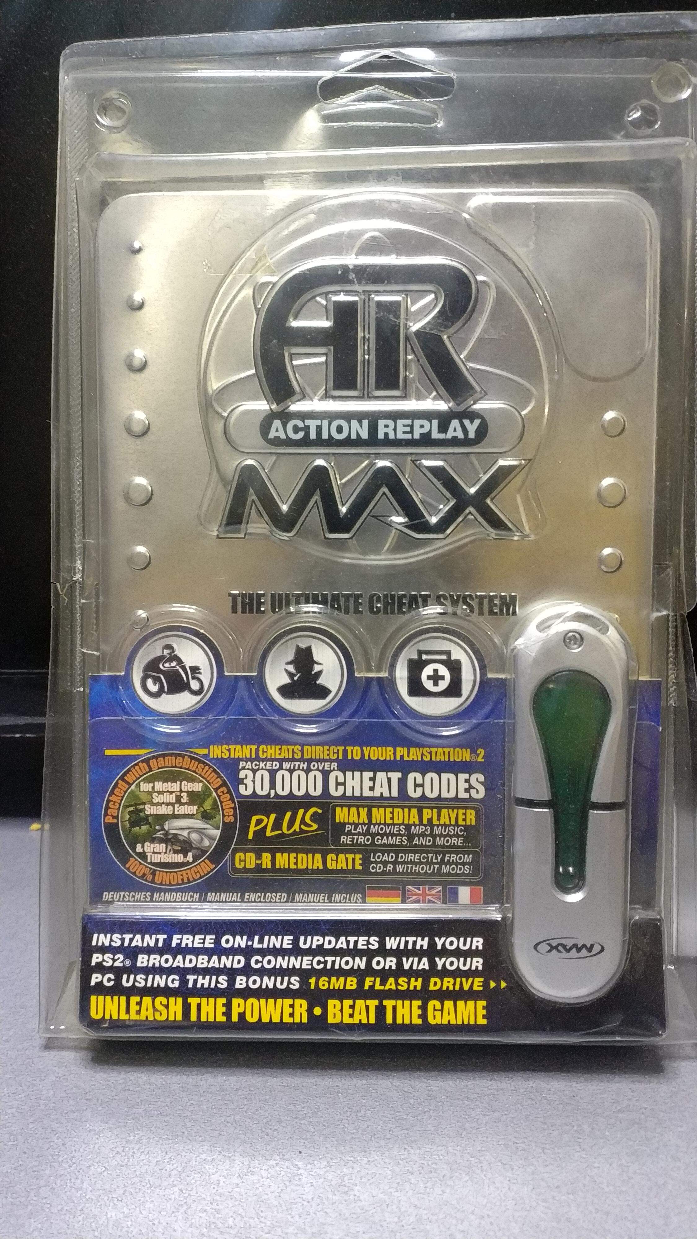 ACTION REPLAY MAX USATO