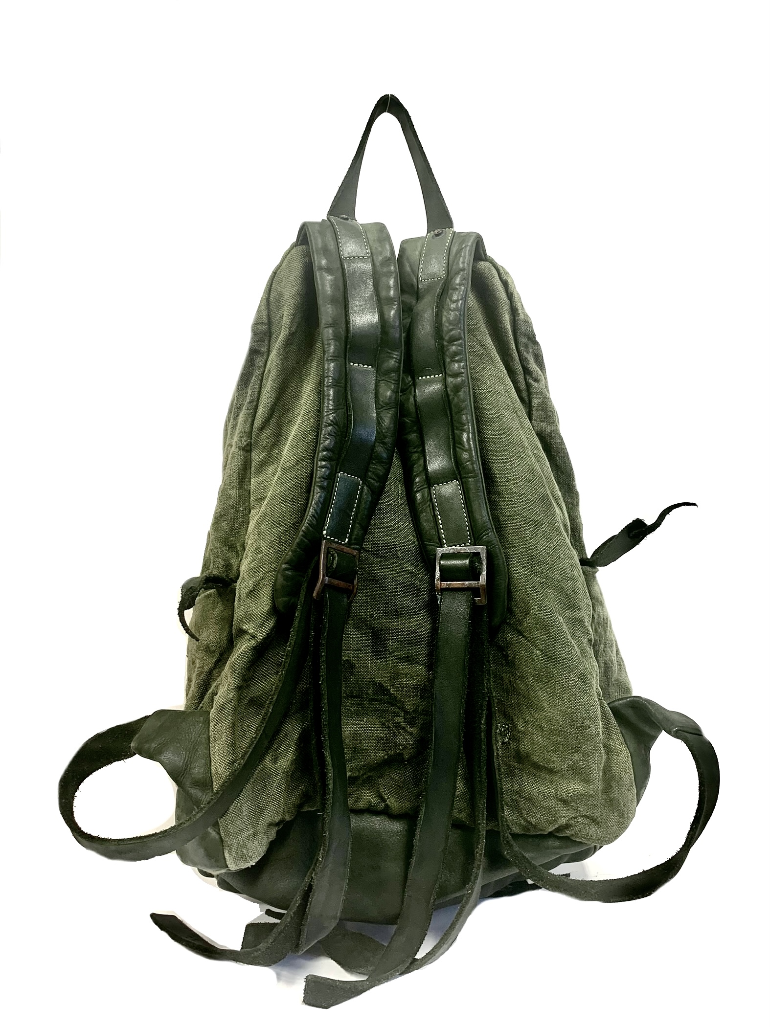 Distressed Backpack Khaki