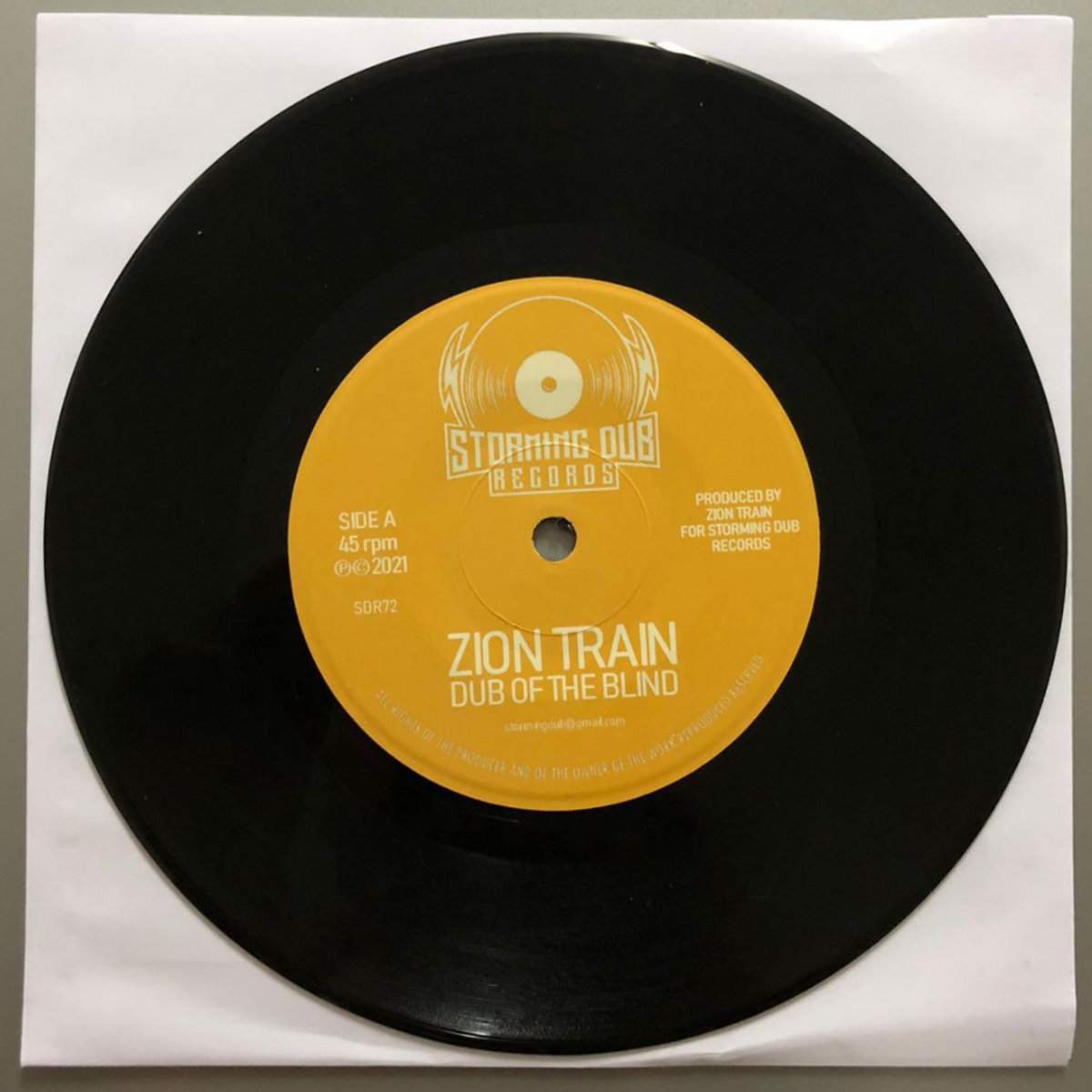 ZION TRAIN " Dub Of The Blind " 7 inch