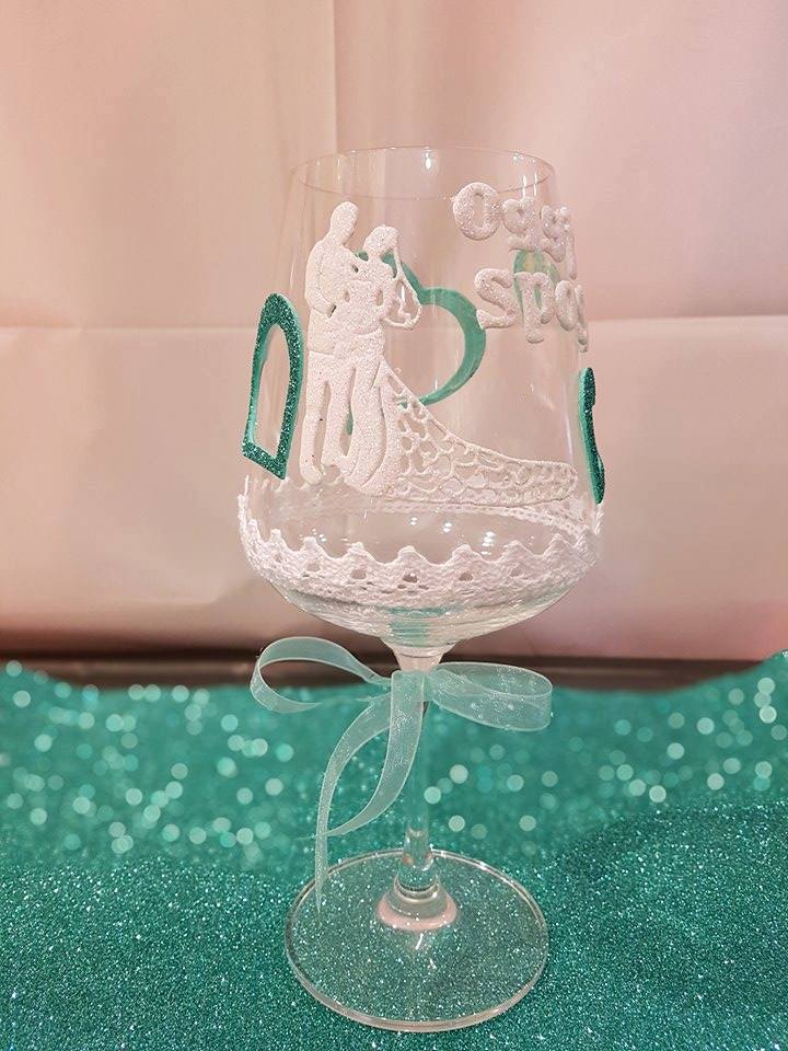 bicchiere personalizzato sposi