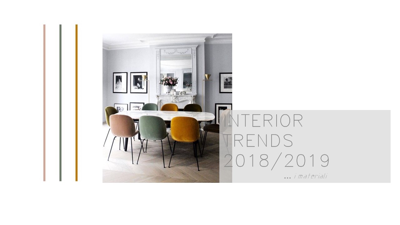 Interior Trends 2018/2019 - FOCUS Maison&Object e IMM Cologne - 1/3