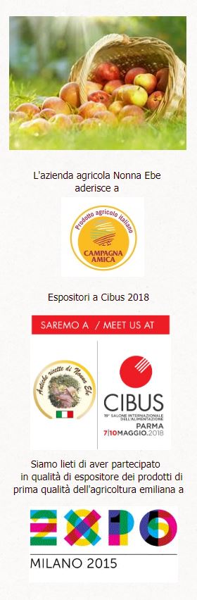 Aderiamo a Campagna Amica, abbiamo partecipato a Cibus 2018 e a Expo 2015