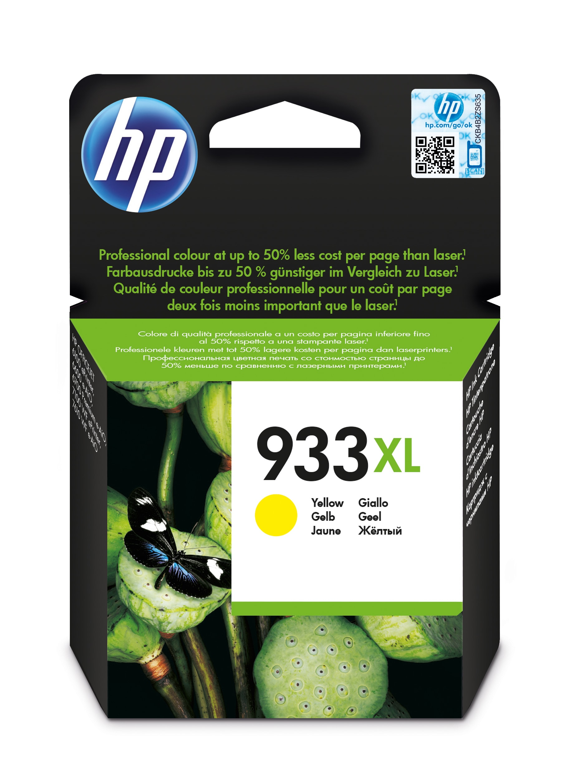 INK HP 933XL CN056AE Y OFFICEJET 6600 825 PAG