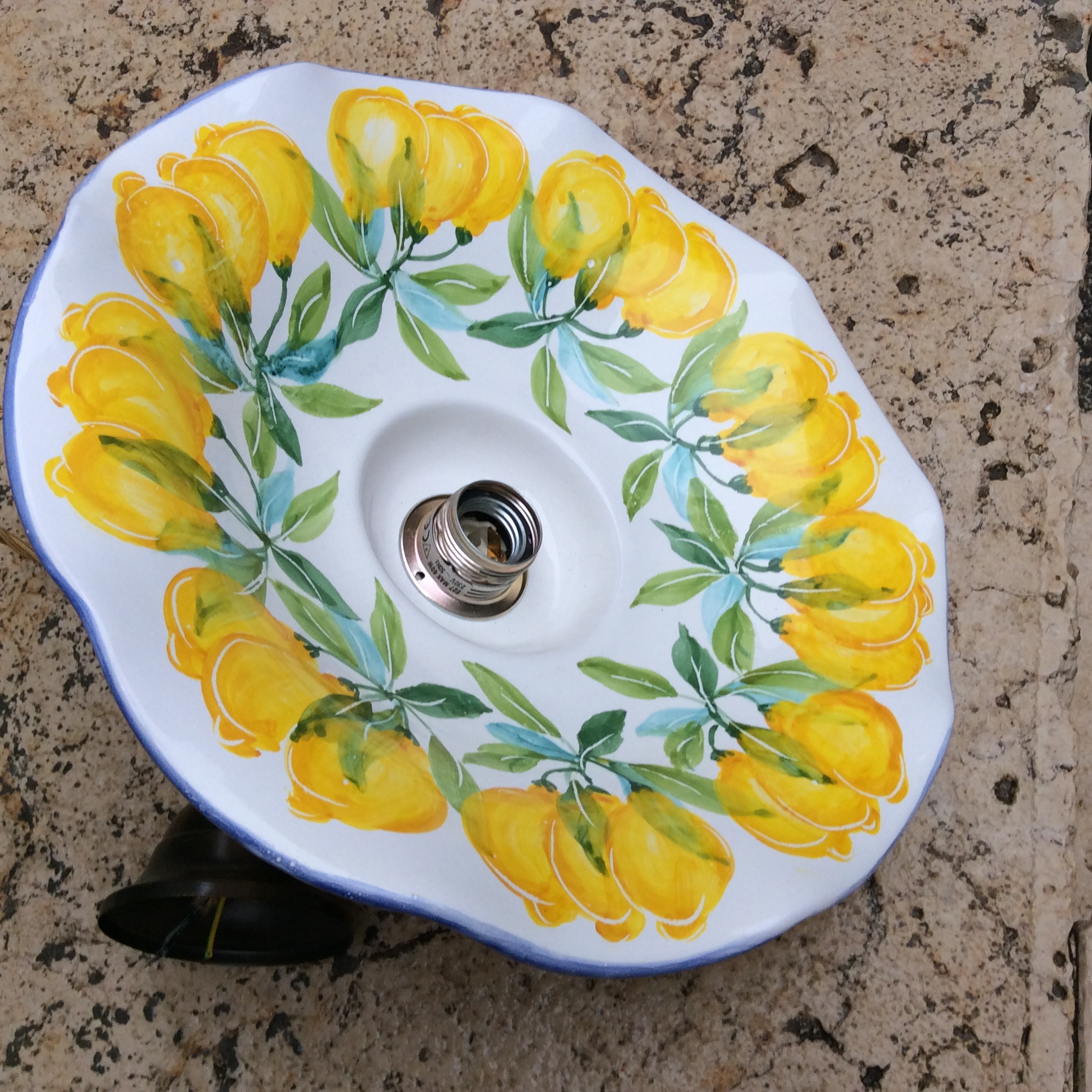lamp lemon 40 cm diameter