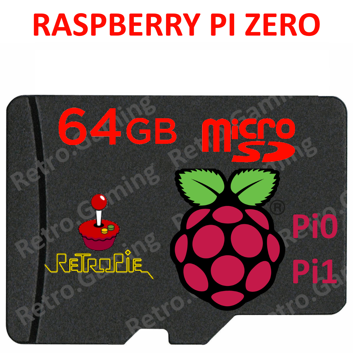 micro SD 64GB per Raspberry pi 0/1 [Retropie] + manuale PDF