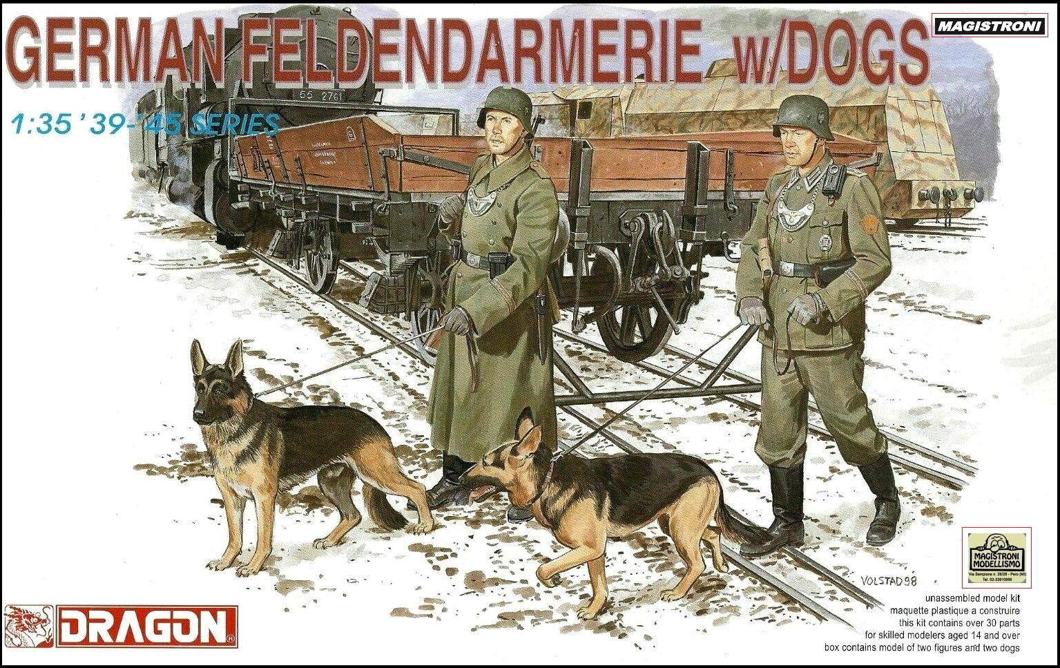 GERMAN FELDGENDARMERIE w/DOGS