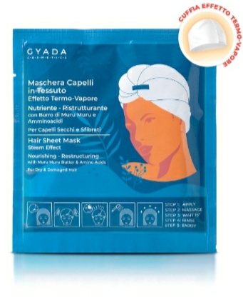 Maschera Capelli In Tessuto Effetto Termo-Vapore - Nutriente E Ristrutturante N.1 - GYADA