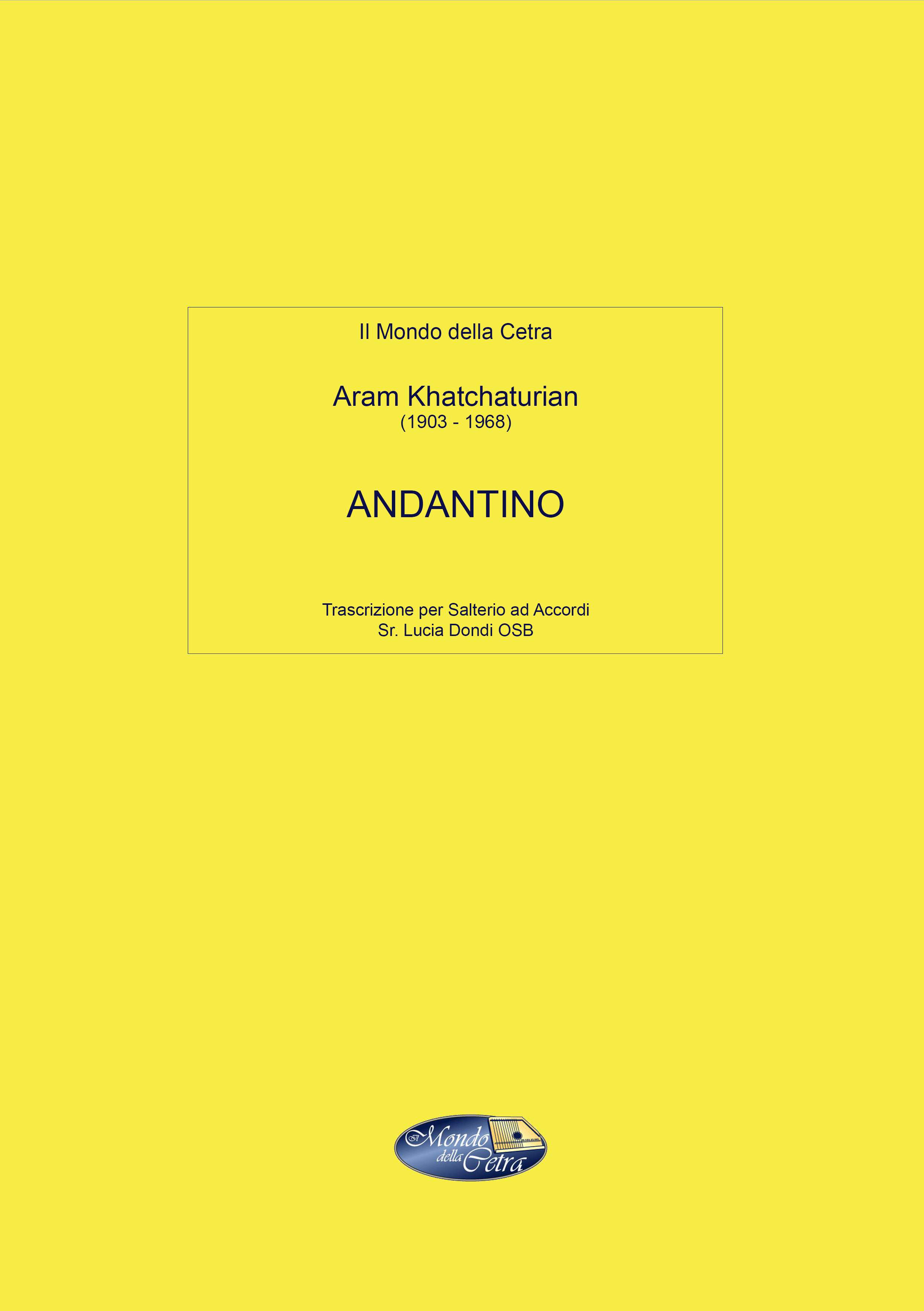 Spartito ARAM KHATCHATURIAN - Andantino