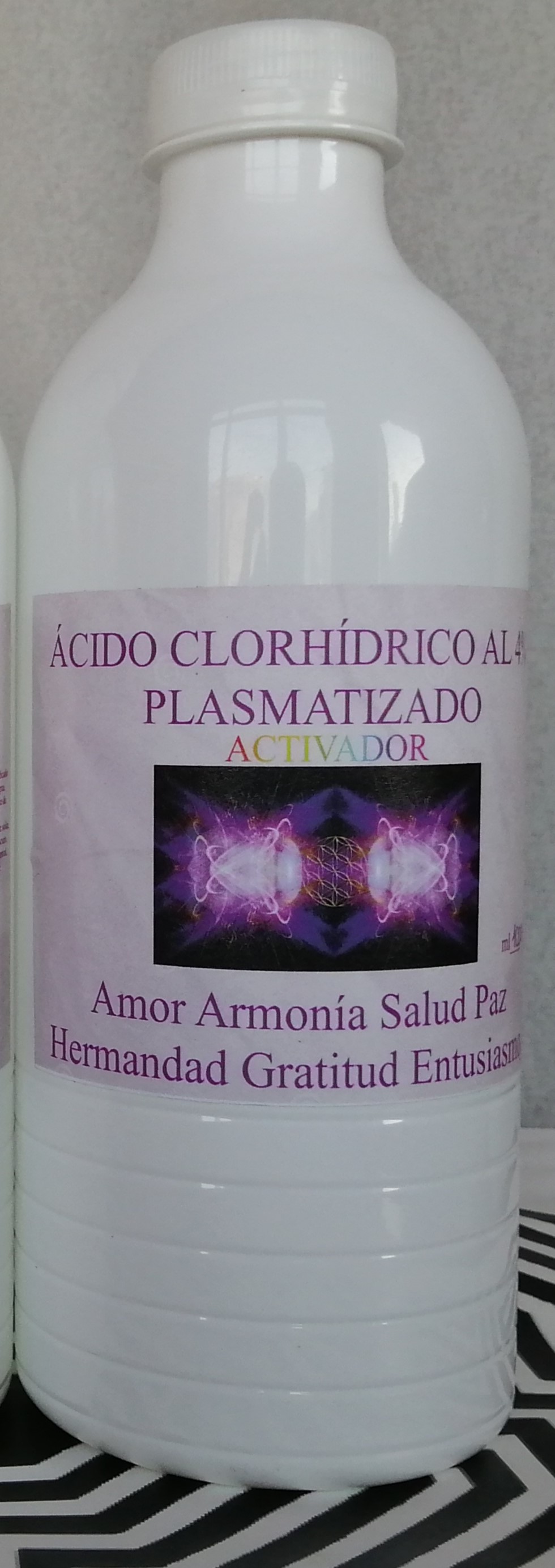Acido Cloridrico 4% elaborato con la tecnologia del plasma 1000 ml
